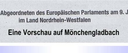 Europawahl am 9. Juni 2024 in Mönchengladbach: Ein Rück- und Ausblick • Kommt es dank der Neuwähler ab dem 16. Lebensjahr zu einer höheren Wahlbeteiligung als 2019?