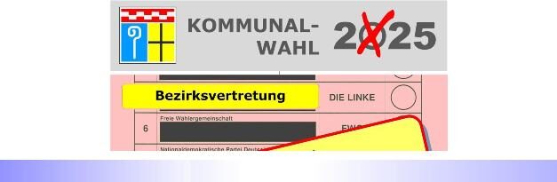 Wahl zu den Bezirksvertretungen