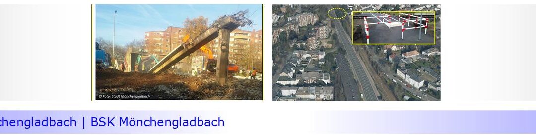 BSK Mönchengladbach: „Neue Brücke über Theodor-Heuß-Straße ist keine barrierefreie Lösung“ • Dauerhafte eben&shy;erdige Querungen gefordert • Umfangreicher Faktencheck veröffentlicht