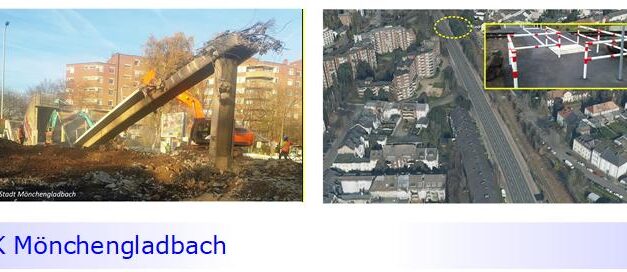 BSK Mönchengladbach: „Neue Brücke über Theodor-Heuß-Straße ist keine barrierefreie Lösung“ • Dauerhafte eben&shy;erdige Querungen gefordert • Umfangreicher Faktencheck veröffentlicht