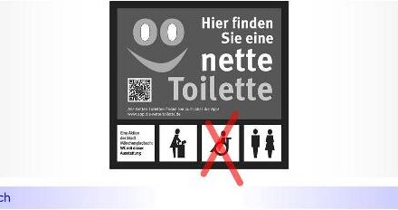 BSK kritisiert irreführende Angaben zum Projekt „Nette Toilette“ • Faktencheck zeigt: Mehrheit der geprüften und bewerteten Toiletten ist nicht barrierefrei