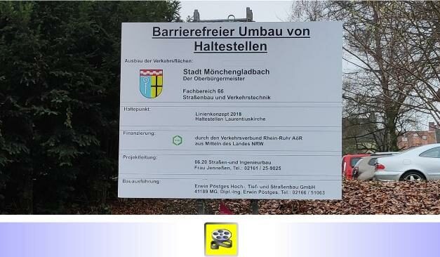 Mönchengladbacher BSK-Kontaktstelle veröffentlicht weiteren audio-visuellen Fakten-Check zum ÖPNV in Mönchengladbach: „Programm zum barrierefreien Umbau von Bussteigen“ • Verschluss-Sache?