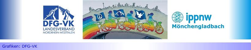 Fahrrad-Friedenstour „Für Frieden in der Ukraine, gegen Atomkriegsgefahr“ macht Station auf dem Rheydter Marktplatz: Montag, 1. August 16:00 Uhr