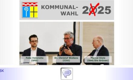 Kommunalwahl 2025: „Kein Podium mit der AfD“ • Antworten auf die 9 nahe­liegenden Fragen • CDU-OB-Kandidat Dr. Wellens antwortete nicht