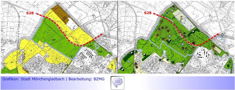 S28 • Teil XXXV: Bau der Westverlängerung S28 in Gefahr? • Landrat Dr. Coenen fordert Nachbesserung von Landschaftsplan • Neue Irritationen seitens Mönchengladbach?
