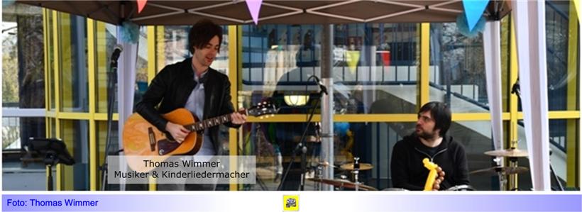 Mit-Mach-Lieder für Groß und Klein • Musiker und Kinderliedermacher Thomas Wimmer noch vier Mal in diesem Jahr mit „Rocken auf Socken“ im Paritätischen