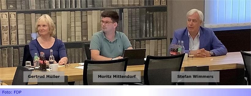 FDP-Ortsverband Nord will nach Lösungen für Probleme in Mönchengladbachs Innenstadt suchen • Stefan Wimmers neuer Vorsitzender